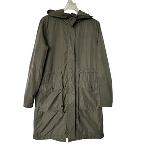 Who What Wear Parka M long Utility Jacket in Olive green hooded